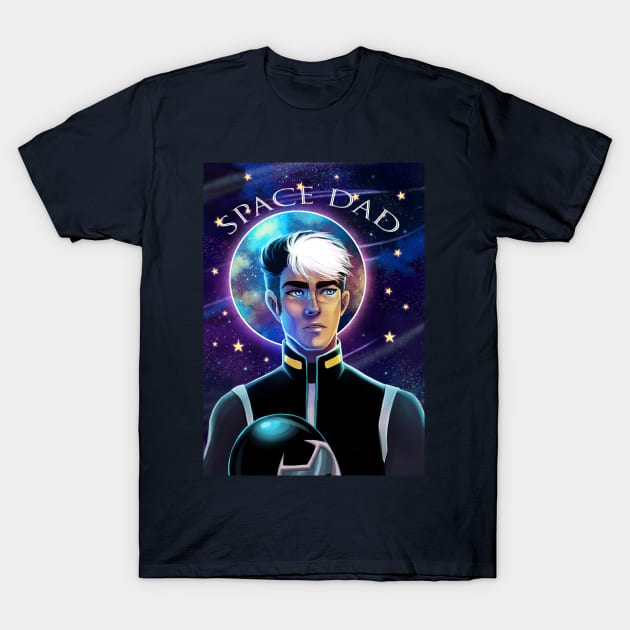 Space Dad T-Shirt by KatIvyArt